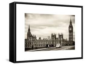 Palace of Westminster and Big Ben - Westminster Bridge - London - England - United Kingdom-Philippe Hugonnard-Framed Stretched Canvas