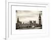 Palace of Westminster and Big Ben - Westminster Bridge - London - England - United Kingdom-Philippe Hugonnard-Framed Art Print