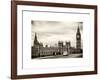 Palace of Westminster and Big Ben - Westminster Bridge - London - England - United Kingdom-Philippe Hugonnard-Framed Art Print