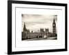 Palace of Westminster and Big Ben - Westminster Bridge - London - England - United Kingdom-Philippe Hugonnard-Framed Art Print