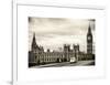 Palace of Westminster and Big Ben - Westminster Bridge - London - England - United Kingdom-Philippe Hugonnard-Framed Art Print