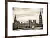 Palace of Westminster and Big Ben - Westminster Bridge - London - England - United Kingdom-Philippe Hugonnard-Framed Art Print