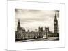 Palace of Westminster and Big Ben - Westminster Bridge - London - England - United Kingdom-Philippe Hugonnard-Mounted Art Print