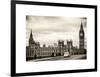 Palace of Westminster and Big Ben - Westminster Bridge - London - England - United Kingdom-Philippe Hugonnard-Framed Art Print