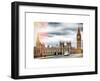 Palace of Westminster and Big Ben - Westminster Bridge - London - England - United Kingdom-Philippe Hugonnard-Framed Art Print