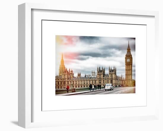 Palace of Westminster and Big Ben - Westminster Bridge - London - England - United Kingdom-Philippe Hugonnard-Framed Art Print