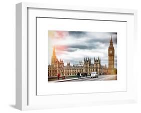 Palace of Westminster and Big Ben - Westminster Bridge - London - England - United Kingdom-Philippe Hugonnard-Framed Art Print