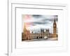 Palace of Westminster and Big Ben - Westminster Bridge - London - England - United Kingdom-Philippe Hugonnard-Framed Art Print