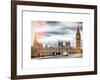 Palace of Westminster and Big Ben - Westminster Bridge - London - England - United Kingdom-Philippe Hugonnard-Framed Art Print