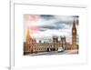 Palace of Westminster and Big Ben - Westminster Bridge - London - England - United Kingdom-Philippe Hugonnard-Framed Art Print