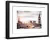 Palace of Westminster and Big Ben - Westminster Bridge - London - England - United Kingdom-Philippe Hugonnard-Framed Art Print