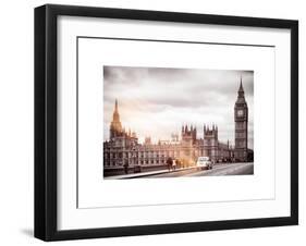 Palace of Westminster and Big Ben - Westminster Bridge - London - England - United Kingdom-Philippe Hugonnard-Framed Art Print