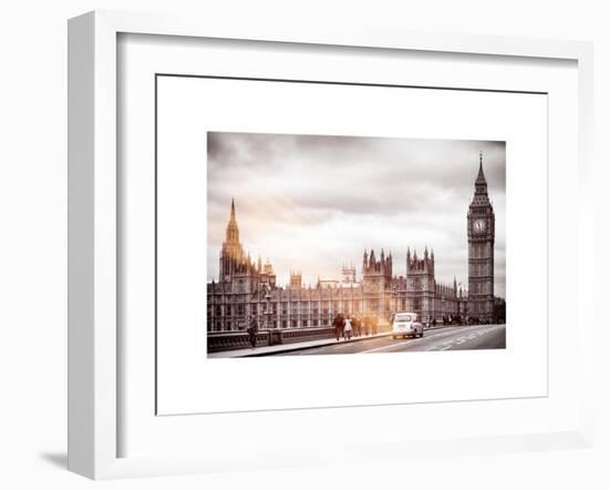 Palace of Westminster and Big Ben - Westminster Bridge - London - England - United Kingdom-Philippe Hugonnard-Framed Art Print