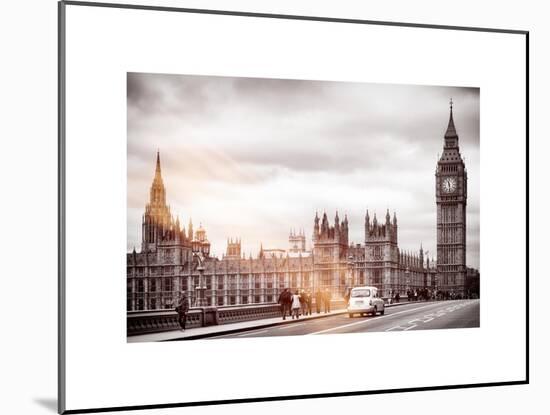 Palace of Westminster and Big Ben - Westminster Bridge - London - England - United Kingdom-Philippe Hugonnard-Mounted Art Print