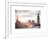 Palace of Westminster and Big Ben - Westminster Bridge - London - England - United Kingdom-Philippe Hugonnard-Framed Art Print