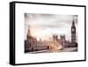 Palace of Westminster and Big Ben - Westminster Bridge - London - England - United Kingdom-Philippe Hugonnard-Framed Stretched Canvas