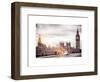 Palace of Westminster and Big Ben - Westminster Bridge - London - England - United Kingdom-Philippe Hugonnard-Framed Art Print