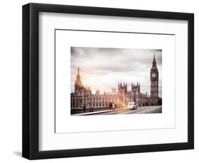 Palace of Westminster and Big Ben - Westminster Bridge - London - England - United Kingdom-Philippe Hugonnard-Framed Art Print