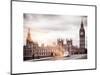 Palace of Westminster and Big Ben - Westminster Bridge - London - England - United Kingdom-Philippe Hugonnard-Mounted Art Print