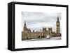 Palace of Westminster and Big Ben - Westminster Bridge - London - England - United Kingdom-Philippe Hugonnard-Framed Stretched Canvas