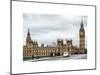 Palace of Westminster and Big Ben - Westminster Bridge - London - England - United Kingdom-Philippe Hugonnard-Mounted Art Print