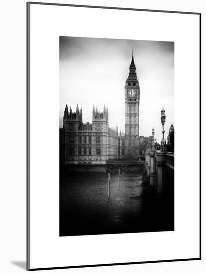 Palace of Westminster and Big Ben - Westminster Bridge - London - England - United Kingdom-Philippe Hugonnard-Mounted Art Print