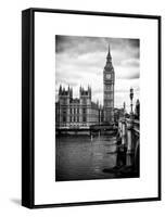 Palace of Westminster and Big Ben - Westminster Bridge - London - England - United Kingdom-Philippe Hugonnard-Framed Stretched Canvas