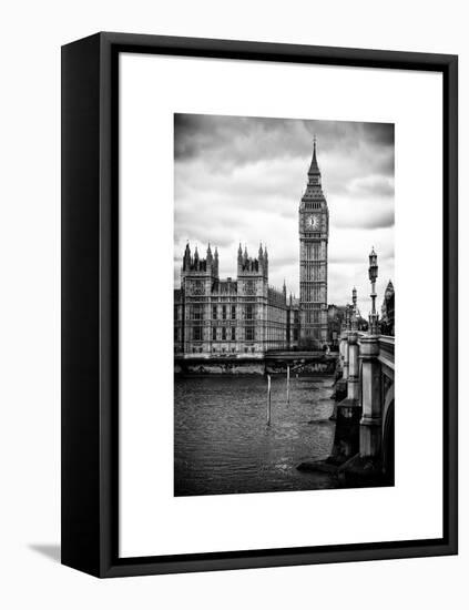 Palace of Westminster and Big Ben - Westminster Bridge - London - England - United Kingdom-Philippe Hugonnard-Framed Stretched Canvas