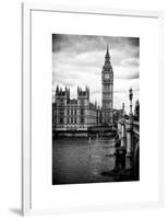 Palace of Westminster and Big Ben - Westminster Bridge - London - England - United Kingdom-Philippe Hugonnard-Framed Art Print