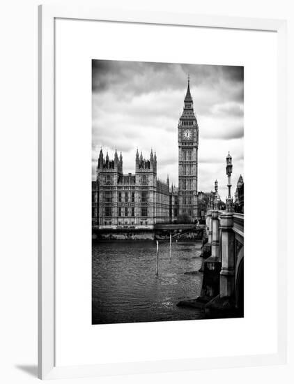 Palace of Westminster and Big Ben - Westminster Bridge - London - England - United Kingdom-Philippe Hugonnard-Framed Art Print