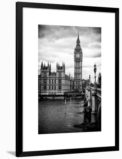 Palace of Westminster and Big Ben - Westminster Bridge - London - England - United Kingdom-Philippe Hugonnard-Framed Art Print