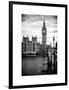 Palace of Westminster and Big Ben - Westminster Bridge - London - England - United Kingdom-Philippe Hugonnard-Framed Art Print