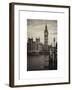 Palace of Westminster and Big Ben - Westminster Bridge - London - England - United Kingdom-Philippe Hugonnard-Framed Art Print