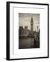 Palace of Westminster and Big Ben - Westminster Bridge - London - England - United Kingdom-Philippe Hugonnard-Framed Art Print