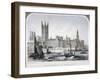 Palace of Westminster, London, C1860-Robert S Groom-Framed Giclee Print