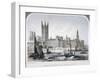 Palace of Westminster, London, C1860-Robert S Groom-Framed Giclee Print