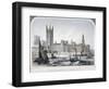 Palace of Westminster, London, C1860-Robert S Groom-Framed Giclee Print