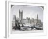 Palace of Westminster, London, C1860-Robert S Groom-Framed Giclee Print