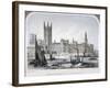 Palace of Westminster, London, C1860-Robert S Groom-Framed Giclee Print