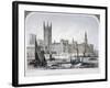 Palace of Westminster, London, C1860-Robert S Groom-Framed Giclee Print