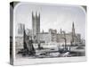 Palace of Westminster, London, C1860-Robert S Groom-Stretched Canvas