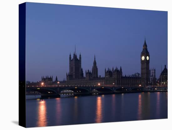 Palace of Westminster, Pre Dawn, London-Richard Bryant-Stretched Canvas