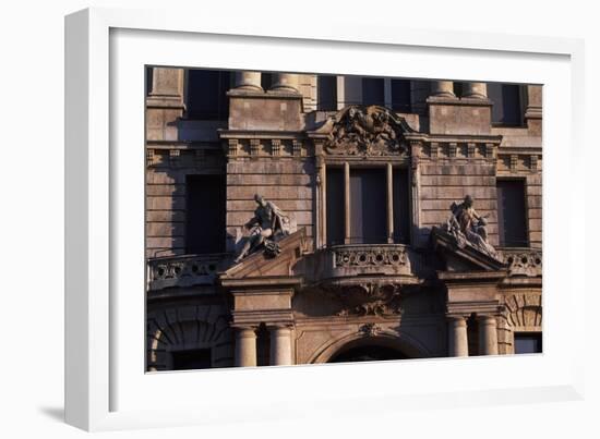 Palace on Lenbachplatz, Munich, Detail, Germany-null-Framed Giclee Print