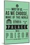 Palace Or A Prison-null-Mounted Poster