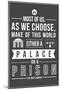 Palace Or A Prison-null-Mounted Poster