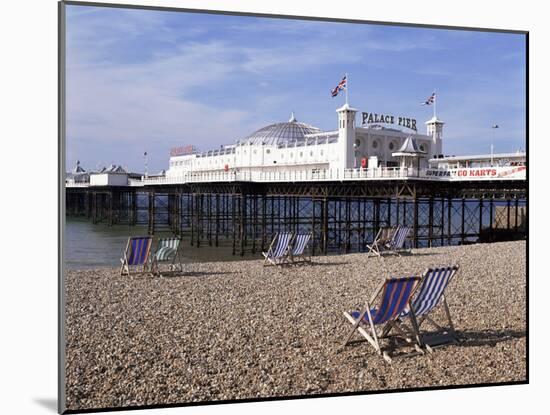 Palace Pier, Brighton, East Sussex, England, United Kingdom-Walter Rawlings-Mounted Photographic Print