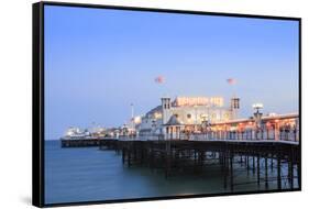 Palace Pier, (Brighton Pier), Brighton, Sussex, England, United Kingdom, Europe-Alex Robinson-Framed Stretched Canvas