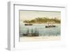 Palace Point, Constantinople - 'La Pointe Du Seraile' or 'saray Burnu' (In Turkish)-null-Framed Photographic Print