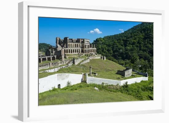 Palace Sans Souci, UNESCO World Heritage Site, Haiti, Caribbean, Central America-Michael Runkel-Framed Photographic Print