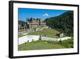 Palace Sans Souci, UNESCO World Heritage Site, Haiti, Caribbean, Central America-Michael Runkel-Framed Photographic Print